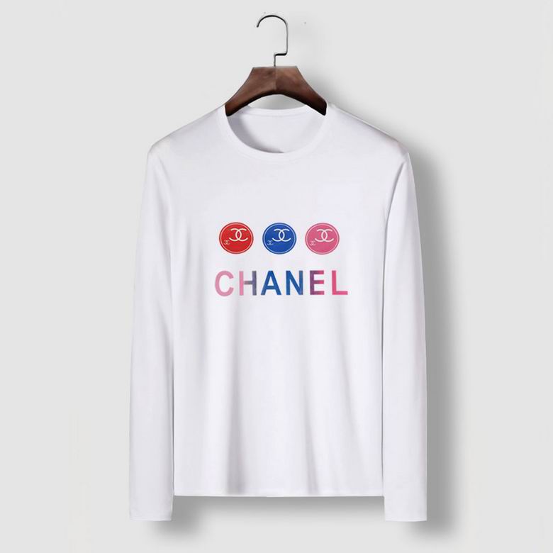 Wholesale Cheap C hanel Mens Long Sleeve T Shirts Sale