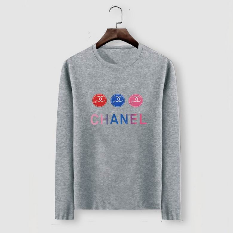 Wholesale Cheap C hanel Mens Long Sleeve T Shirts Sale
