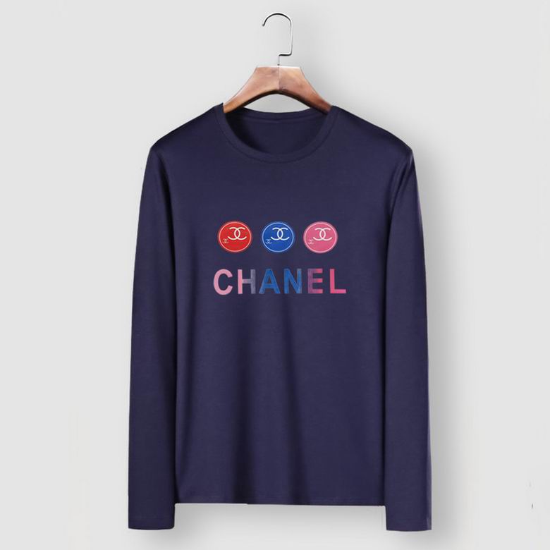 Wholesale Cheap C hanel Mens Long Sleeve T Shirts Sale