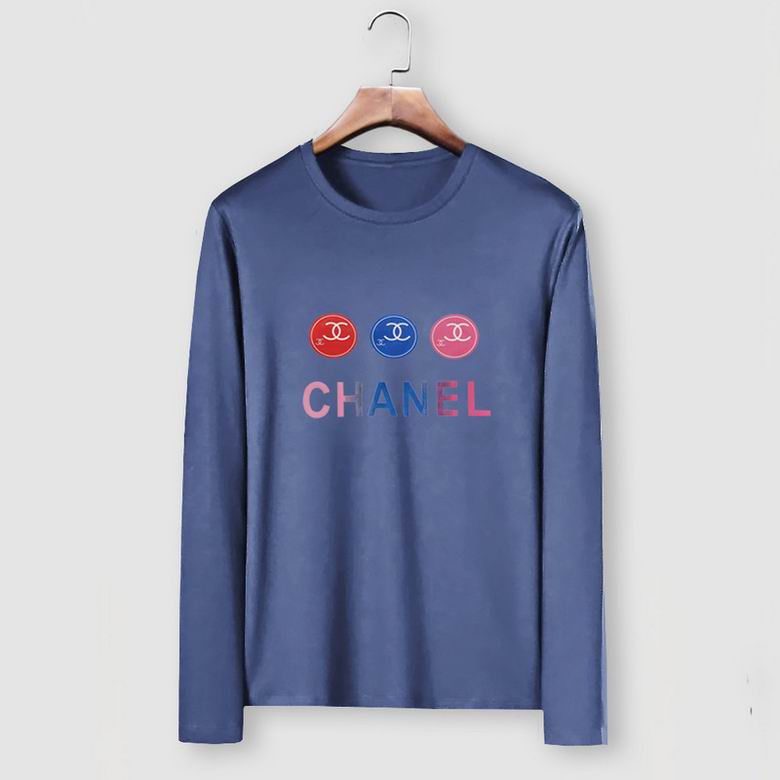 Wholesale Cheap C hanel Mens Long Sleeve T Shirts Sale