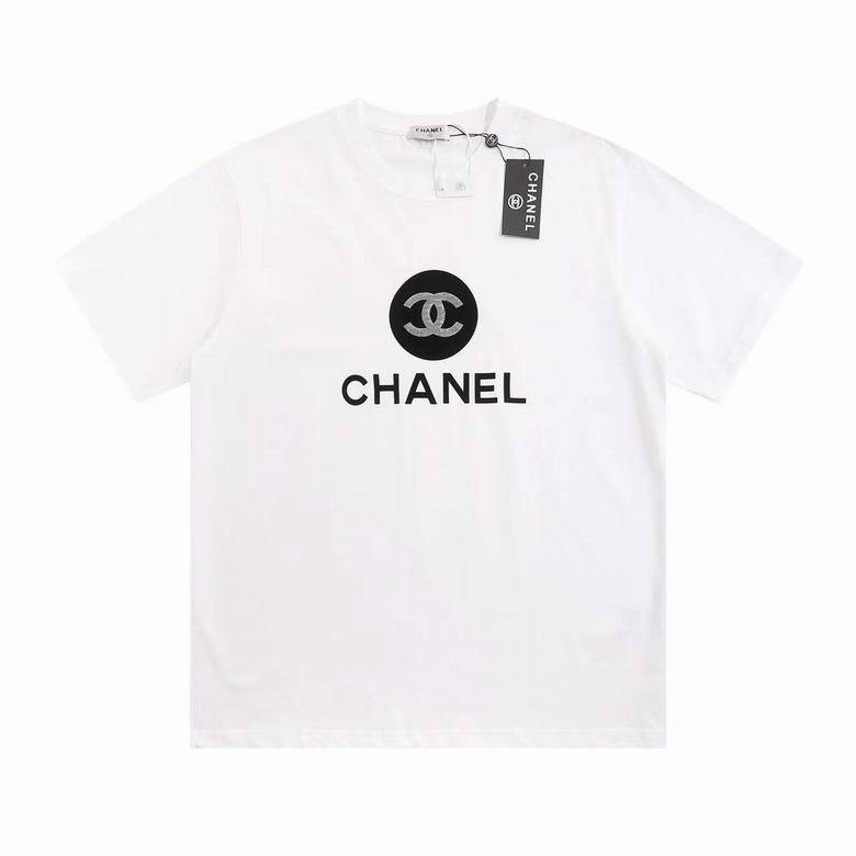 Wholesale Cheap C hanel Women Short Sleeve Lapel T Shirts for Sale
