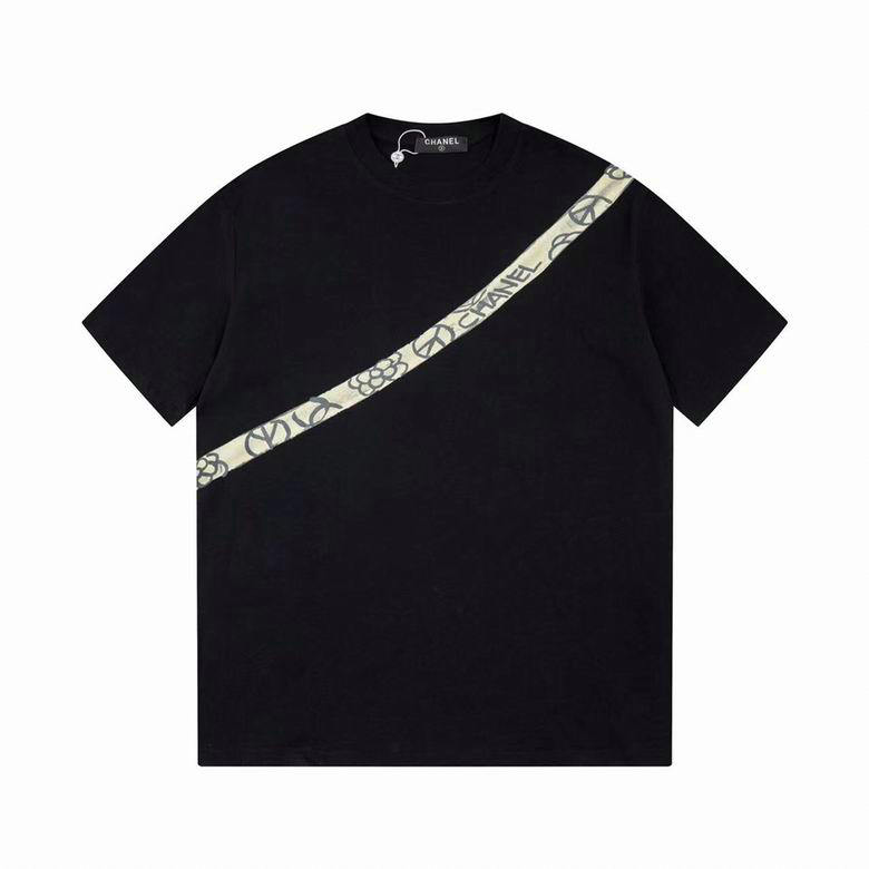 Wholesale Cheap C hanel Women Short Sleeve Lapel T Shirts for Sale
