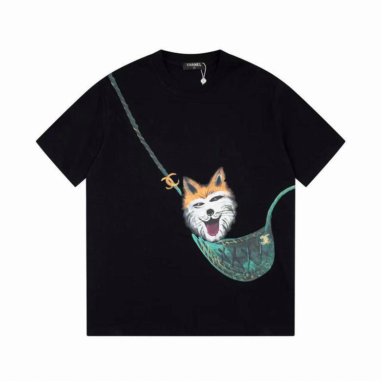 Wholesale Cheap C hanel Women Short Sleeve Lapel T Shirts for Sale