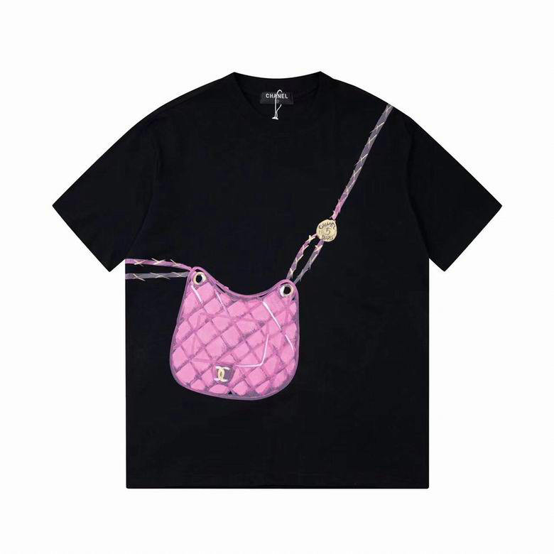 Wholesale Cheap C hanel Women Short Sleeve Lapel T Shirts for Sale