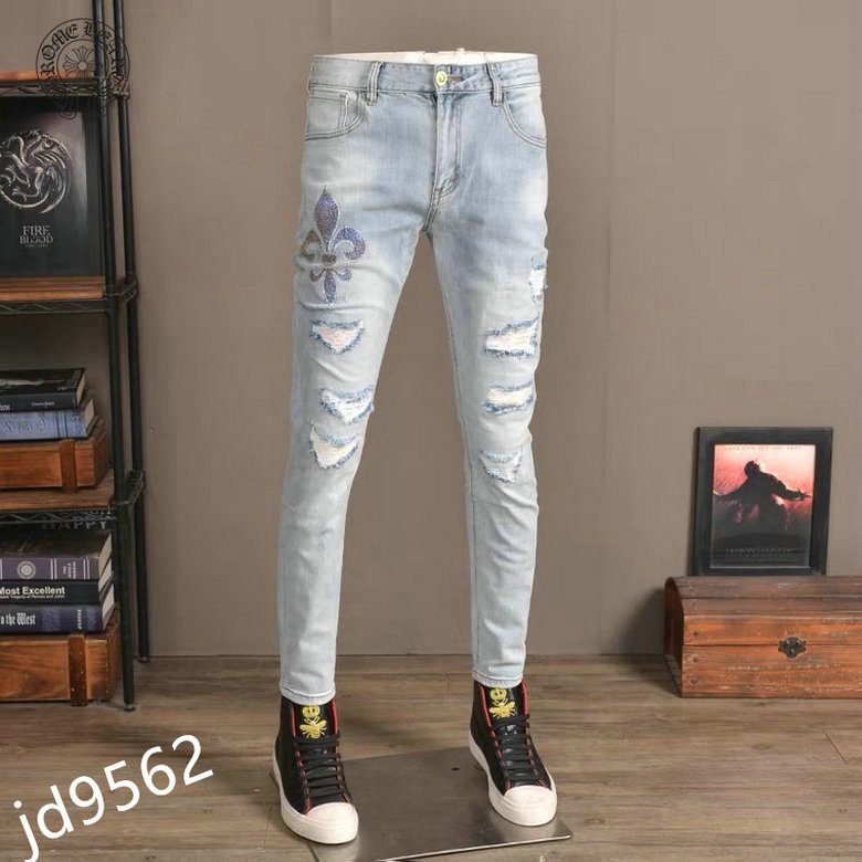 Wholesale Cheap Chrome Hearts Replica Designer Jeans for Sale