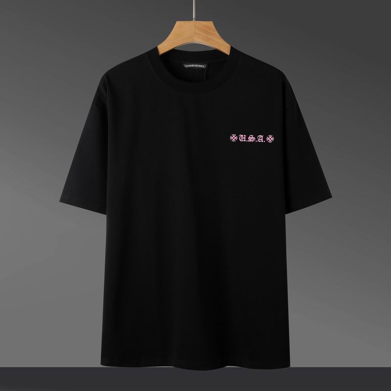 Wholesale High-quality Casual Chrome Hearts women Short Sleeve Replica Designer T Shirts for Sale