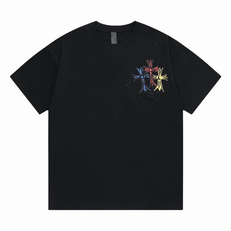 Wholesale High-quality Casual Chrome Hearts women Short Sleeve Replica Designer T Shirts for Sale