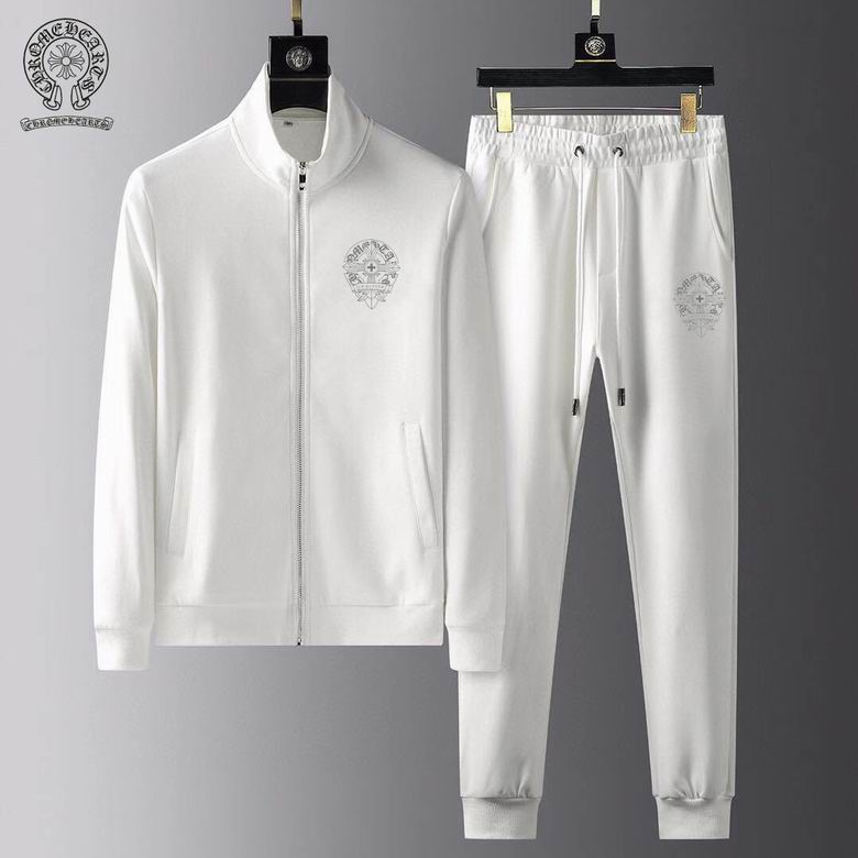 Wholesale Cheap Chrome Hearts Long Sleeve Tracksuits for Sale