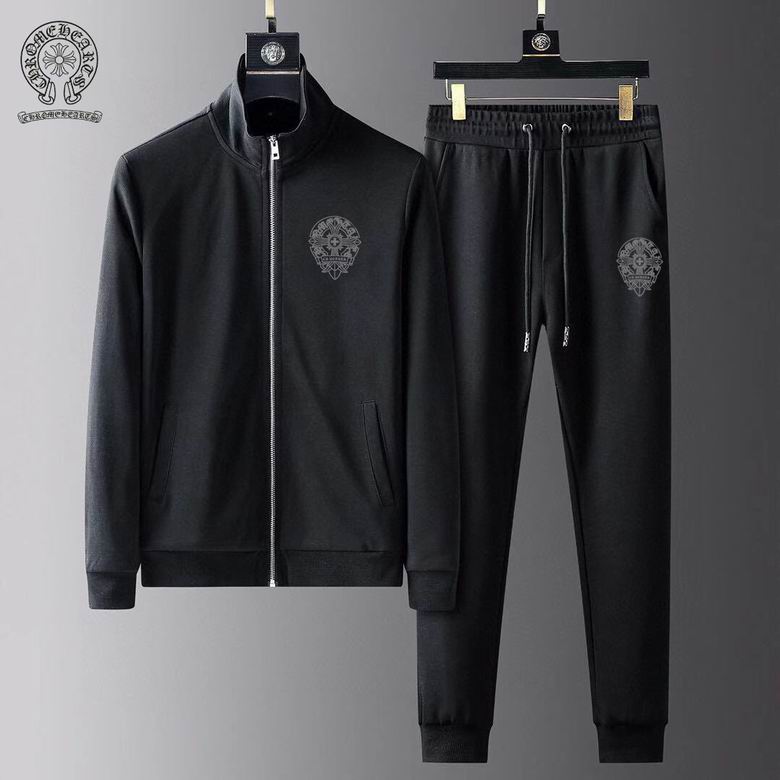 Wholesale Cheap Chrome Hearts Long Sleeve Tracksuits for Sale