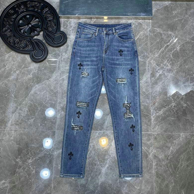 Wholesale Cheap Chrome Hearts Womens Designer Jeans for Sale