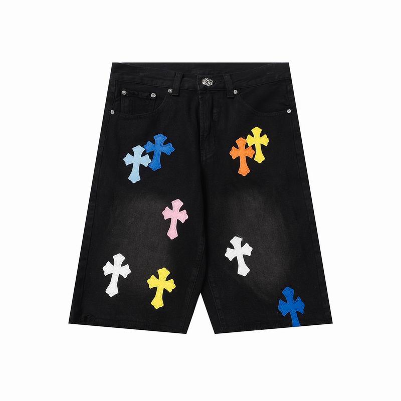 Wholesale Cheap Chrome Hearts Replica Jeans Shorts  for Sale
