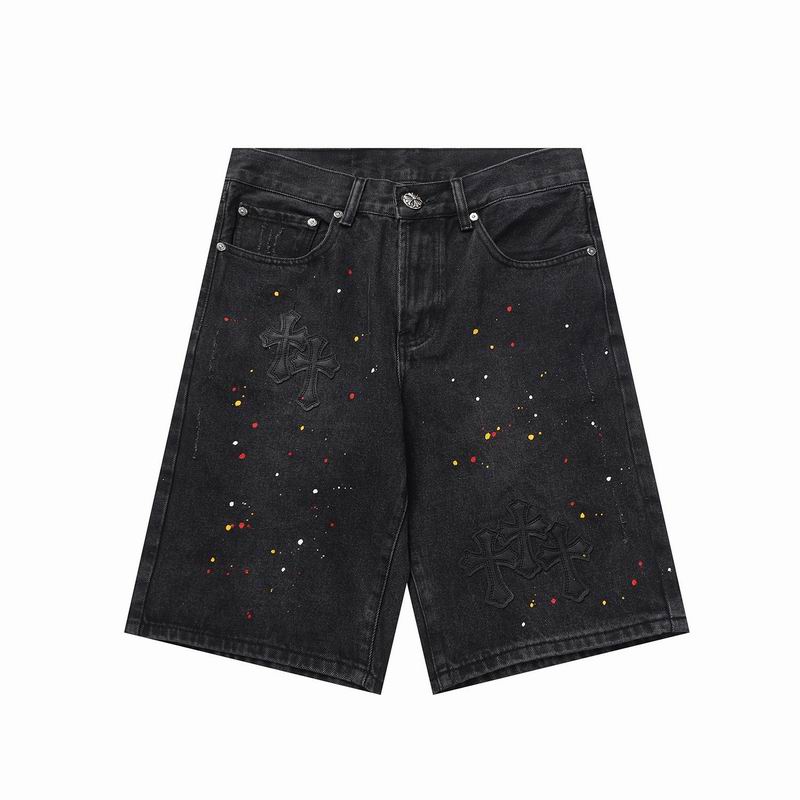 Wholesale Cheap Chrome Hearts Replica Jeans Shorts  for Sale