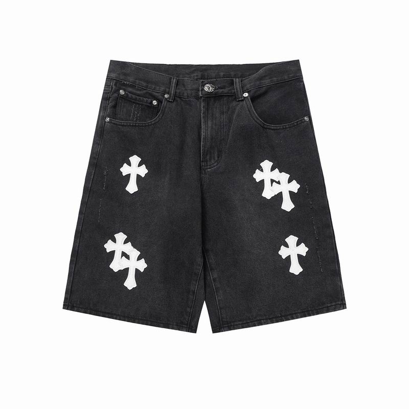 Wholesale Cheap Chrome Hearts Replica Jeans Shorts  for Sale