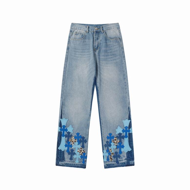 Wholesale Cheap Chrome Hearts Replica Jeans for Sale