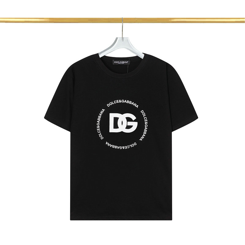 Wholesale Cheap DG Short Sleeve Round Collar T Shirts for Sale