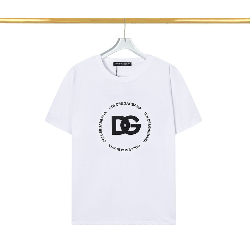Wholesale Cheap DG Short Sleeve Round Collar T Shirts for Sale