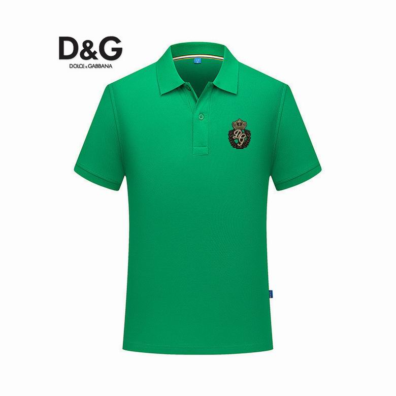 Wholesale Cheap DG mens Polo Short Sleeve Lapel T Shirts for Sale