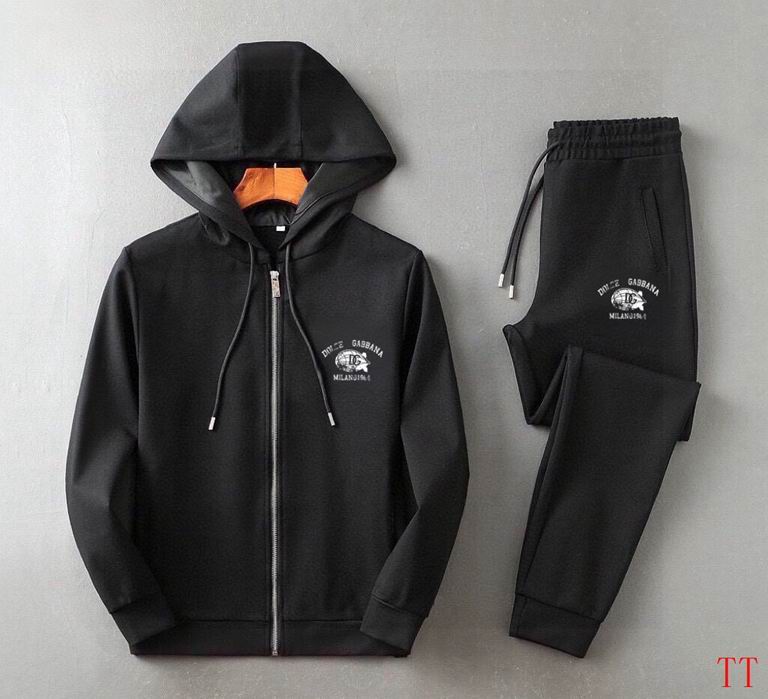 Wholesale High quality Men's D.olce Gabbana Long Sleeve Replica Designer Tracksuits for sale