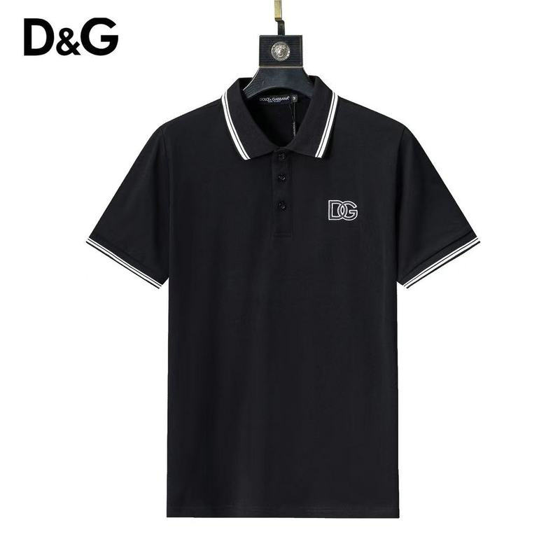 Wholesale High quality Mens DG Short Sleeve Lapel T Shirts for Sale