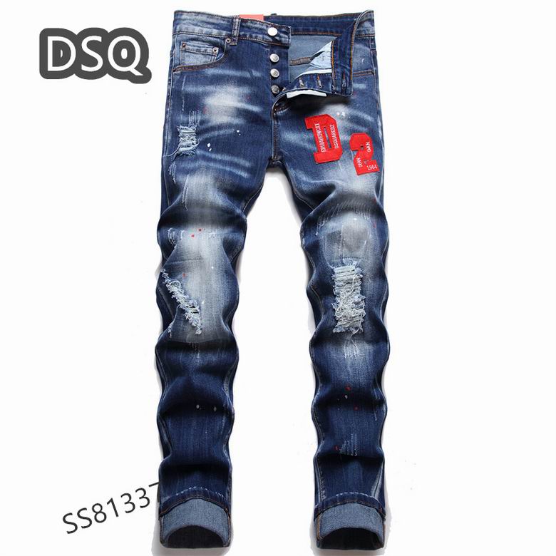 Wholesale Cheap D SQ mens Long Jeans for Sale