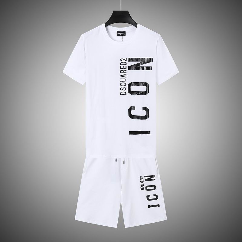 Wholesale Cheap Dsq Short Sleeve Replica Casual Tracksuit for sale