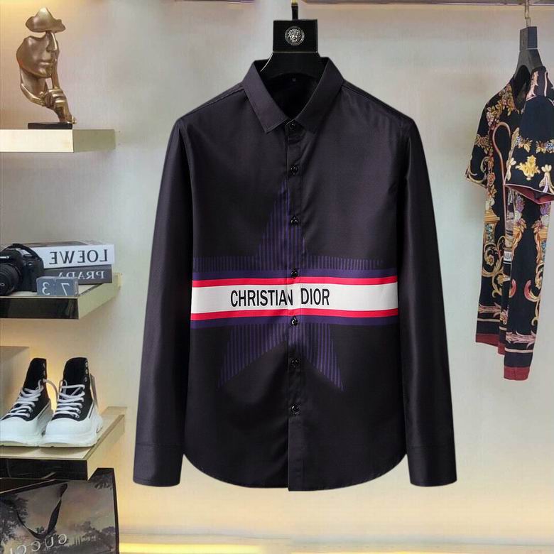 Wholesale Cheap D.ior Long Sleeve men T shirts for Sale