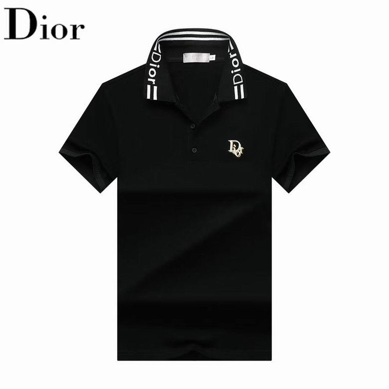 Wholesale Cheap D ior Short Sleeve Lapel T Shirts for Sale