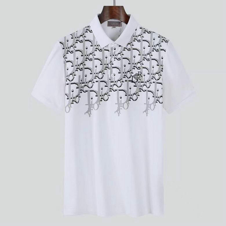 Wholesale Cheap D ior Short Sleeve Lapel T shirts for Sale