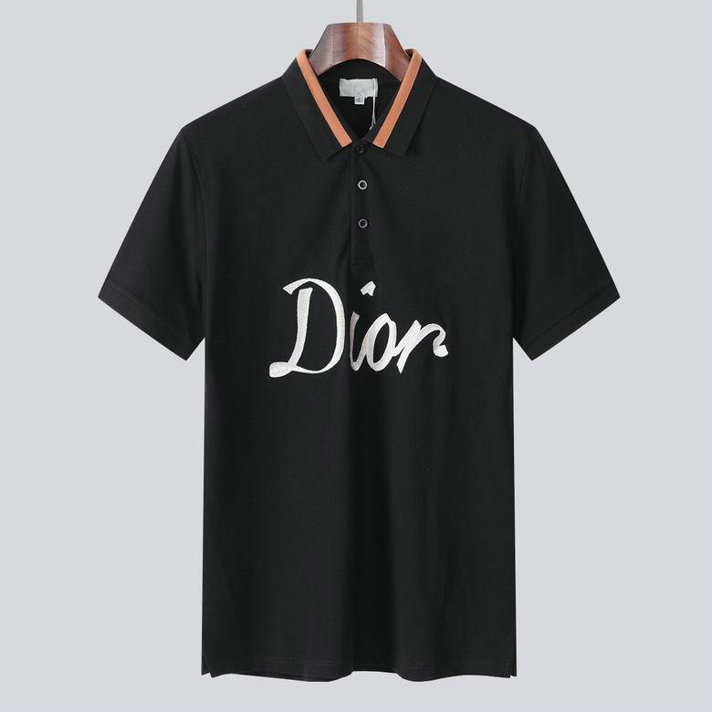 Wholesale Cheap D ior Short Sleeve Lapel T shirts for Sale