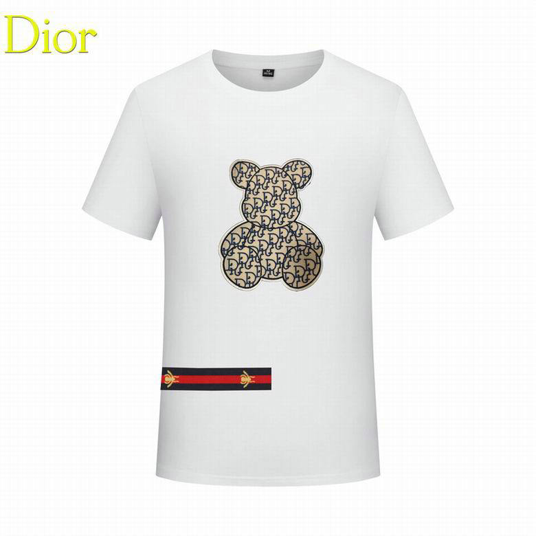 Wholesale Cheap D.ior Short Sleeve Round Collar T shirts for Sale