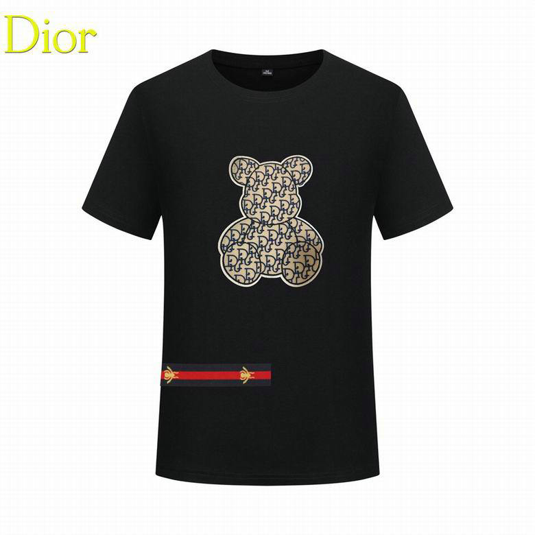Wholesale Cheap D.ior Short Sleeve Round Collar T shirts for Sale