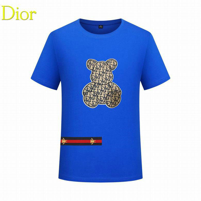 Wholesale Cheap D.ior Short Sleeve Round Collar T shirts for Sale