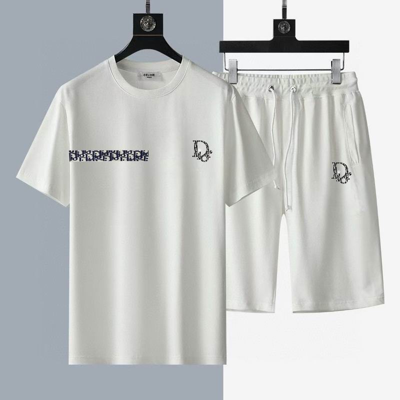 Wholesale Cheap D.ior Short Sleeve Replica Designer Tracksuits for sale