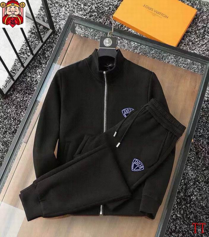 Wholesale Cheap D.ior Long Sleeve Replica Designer Tracksuits set for sale