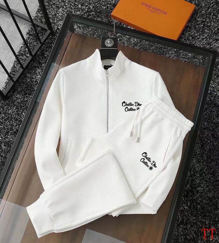 Wholesale Cheap D.ior Long Sleeve Replica Designer Tracksuits set for sale