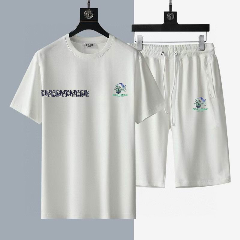 Wholesale Cheap D.ior Short Sleeve Replica Designer Tracksuits for sale