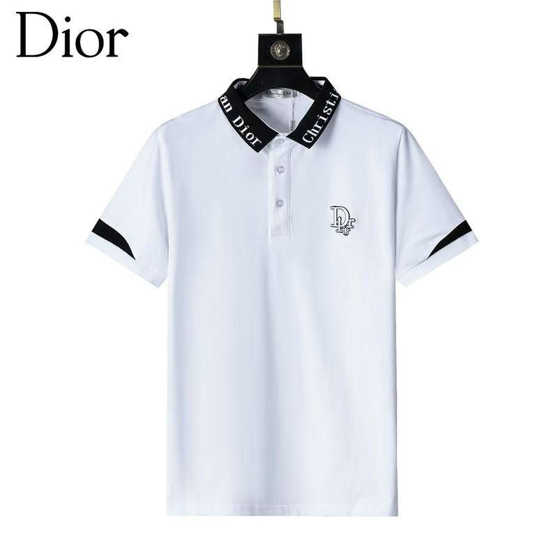 Wholesale High quality D ior Short Sleeve Lapel Mens T Shirts for Sale