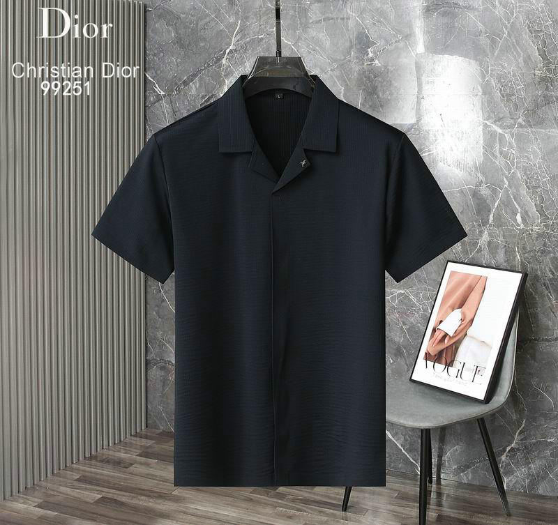 Wholesale High quality D ior Short Sleeve Lapel Mens T Shirts for Sale