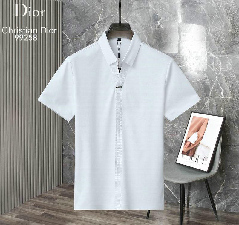 Wholesale High quality D ior Short Sleeve Lapel Mens T Shirts for Sale