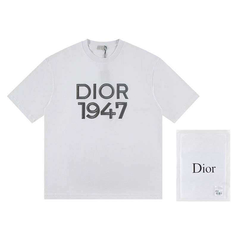 Wholesale High-quality Women's D.ior Short Sleeve Crew Neck Replica Designer T-Shirts for sale
