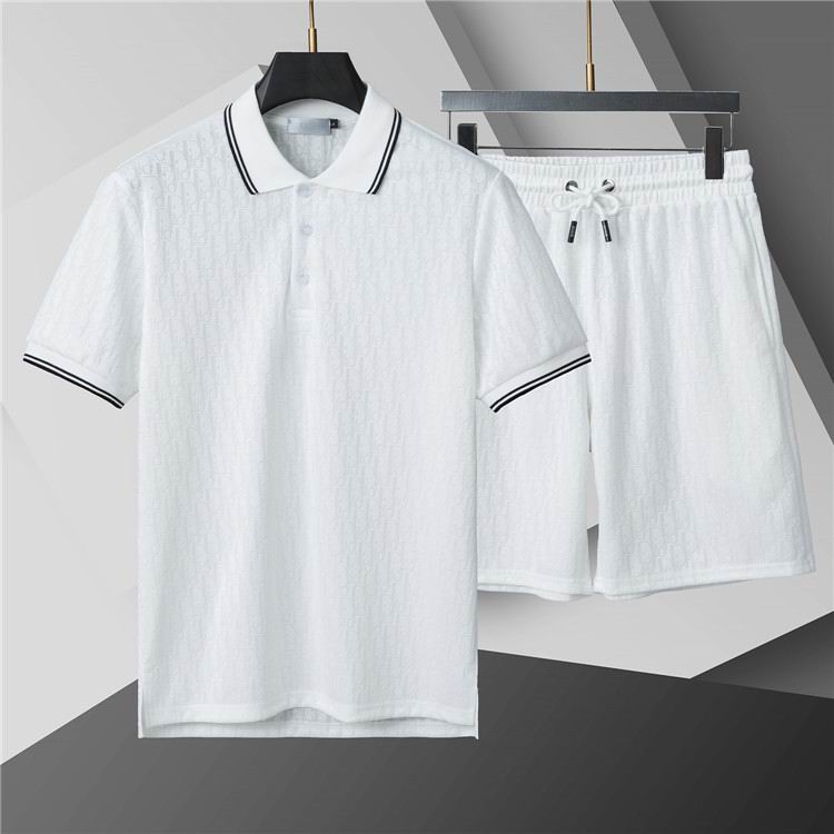 Wholesale Cheap D.ior Short sleeve Tracksuit for Sale