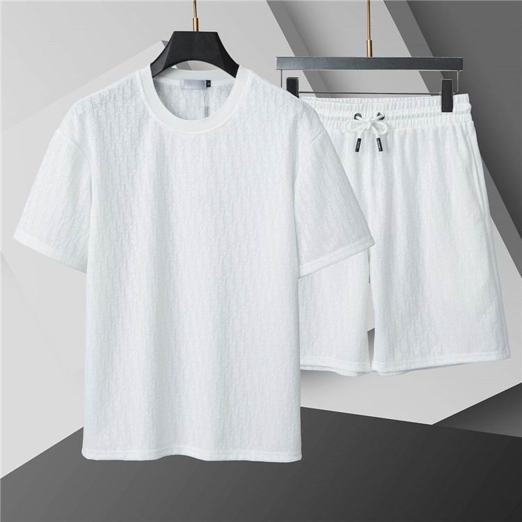 Wholesale Cheap D.ior Short sleeve Tracksuit for Sale
