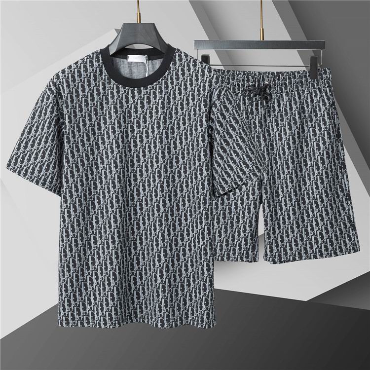 Wholesale Cheap D.ior Short sleeve Tracksuit for Sale