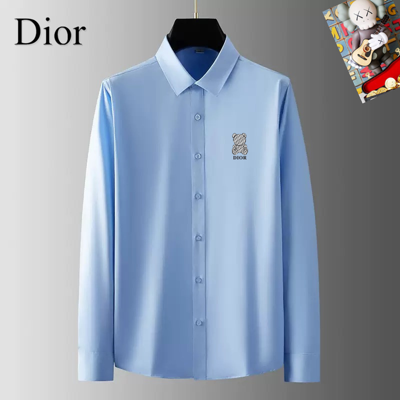 Wholesale Cheap D.ior men Long Sleeve Designer Shirts for Sale