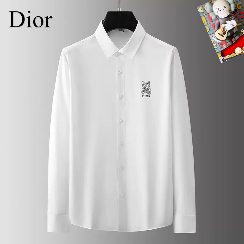 Wholesale Cheap D.ior men Long Sleeve Designer Shirts for Sale