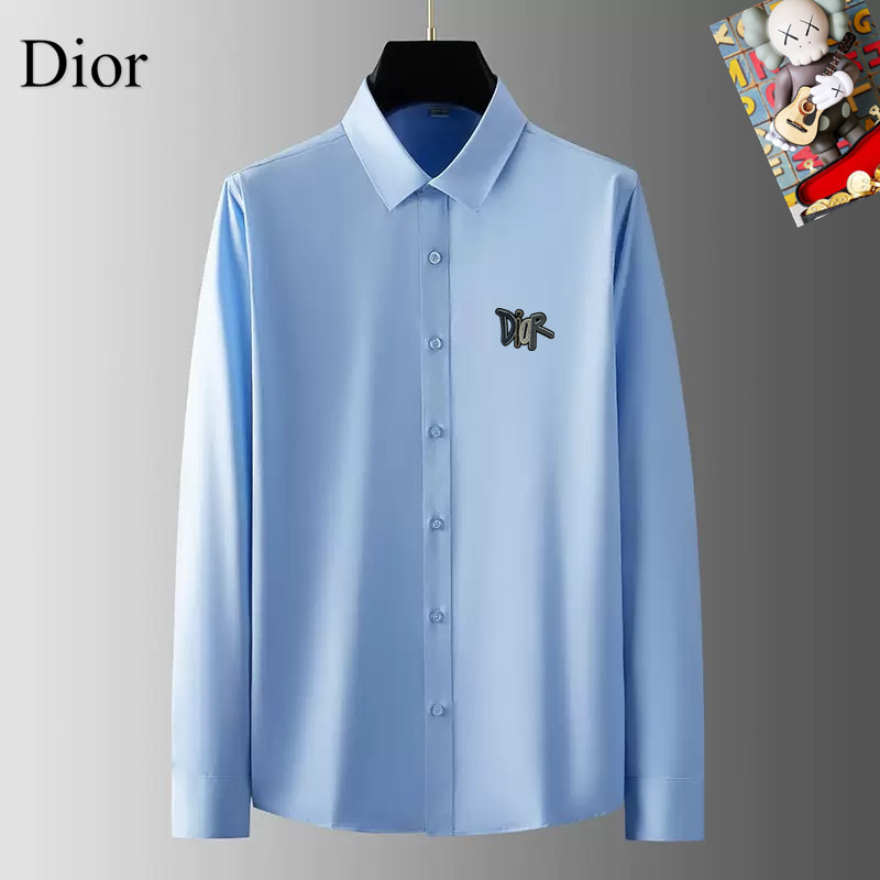 Wholesale Cheap D.ior men Long Sleeve Designer Shirts for Sale