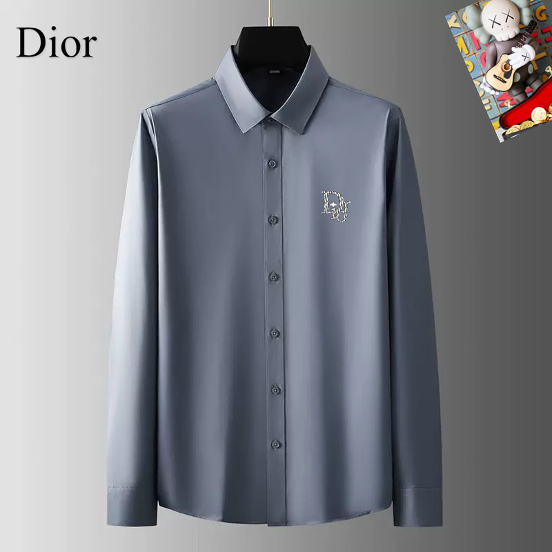 Wholesale Cheap D.ior men Long Sleeve Designer Shirts for Sale