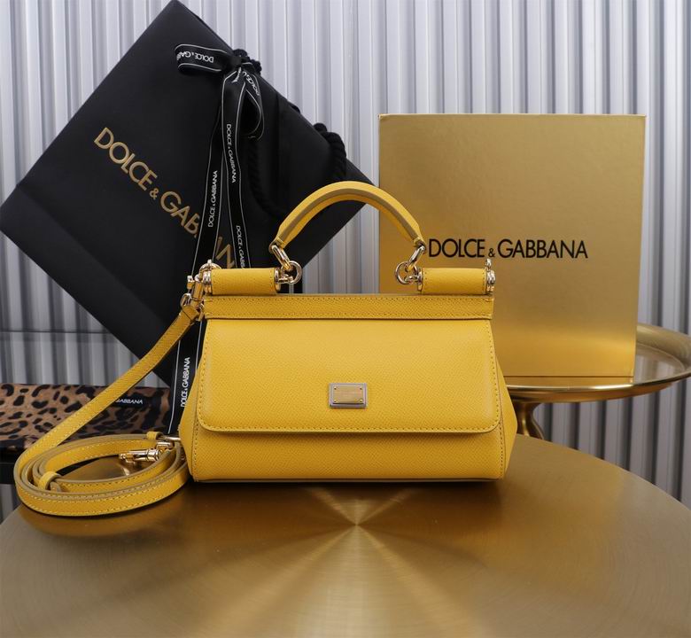 Wholesale Cheap High quality AAA Replica D.olce Gabbana Sicily Leather Tote Bags for Sale