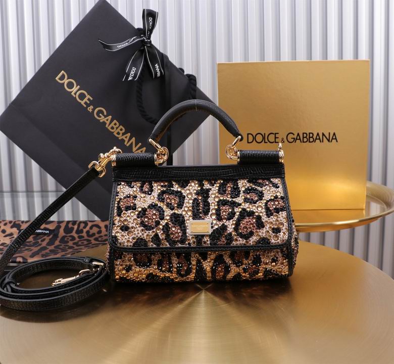 Wholesale Cheap High quality AAA Replica D.olce Gabbana Sicily Leather Tote Bags for Sale