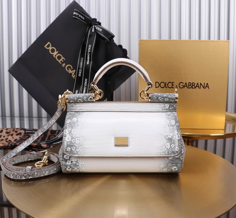 Wholesale Cheap High quality AAA Replica D.olce Gabbana Sicily Leather Tote Bags for Sale